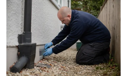 Rodent proofing and exclusion using stainless steel mesh in Toledo, OH